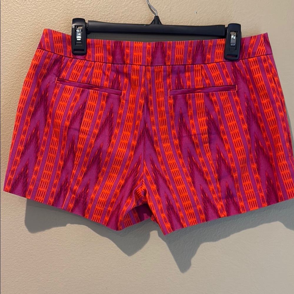 NWOT Vibrant Orange and Purple Women's Shorts - Picture 3 of 4